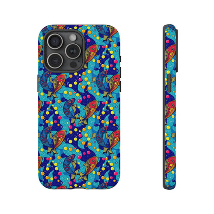 Tough Cases, Pisces, Zodiac v2, Bubble Pattern