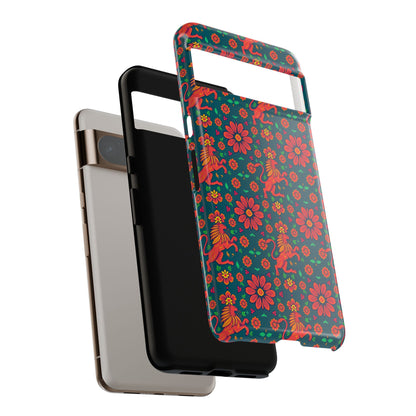 Tough Cases, Leo, Zodiac v2, Flower Pattern