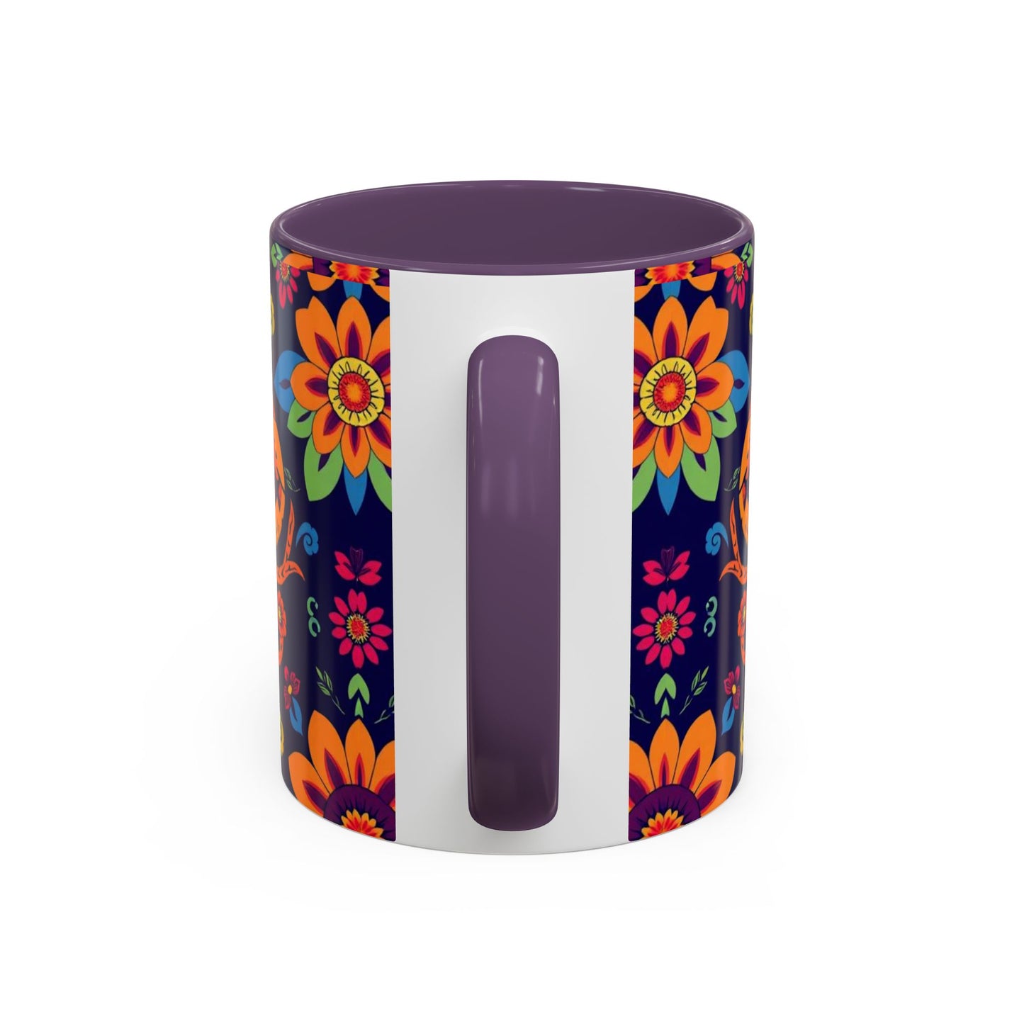 Accent Coffee Mug, Cancer, Zodiac, Flower Pattern, (11, 15oz)
