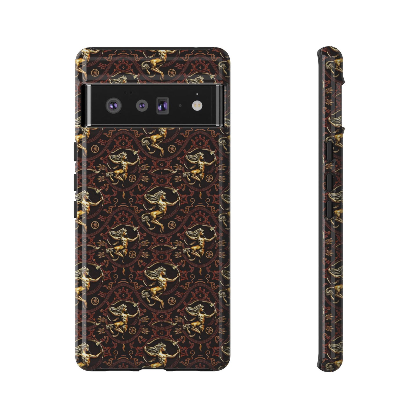 Tough Cases, Sagittarius, Zodiac, Metal Pattern