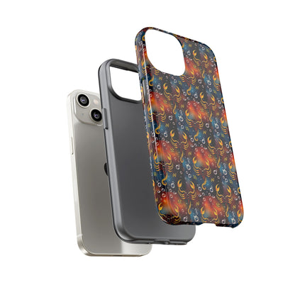 Tough Cases, Scorpio, Zodiac v2, Bubble Pattern