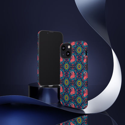 Tough Cases, Capricorn, Zodiac v1, Flower Pattern