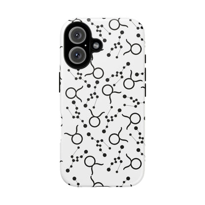 Tough Cases with the Taurus Zodiac sign for iPhone, Samsung Galaxy, and Google Pixel devices