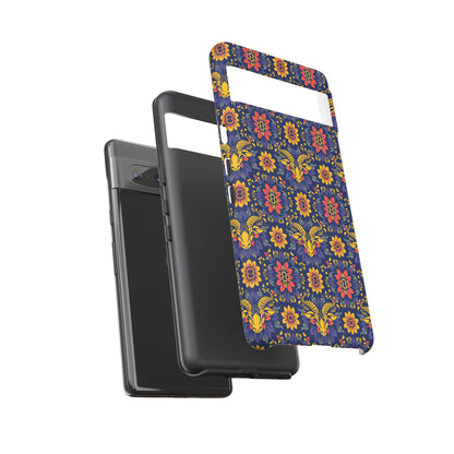 Tough Cases, Taurus, Zodiac v3, Flower Pattern