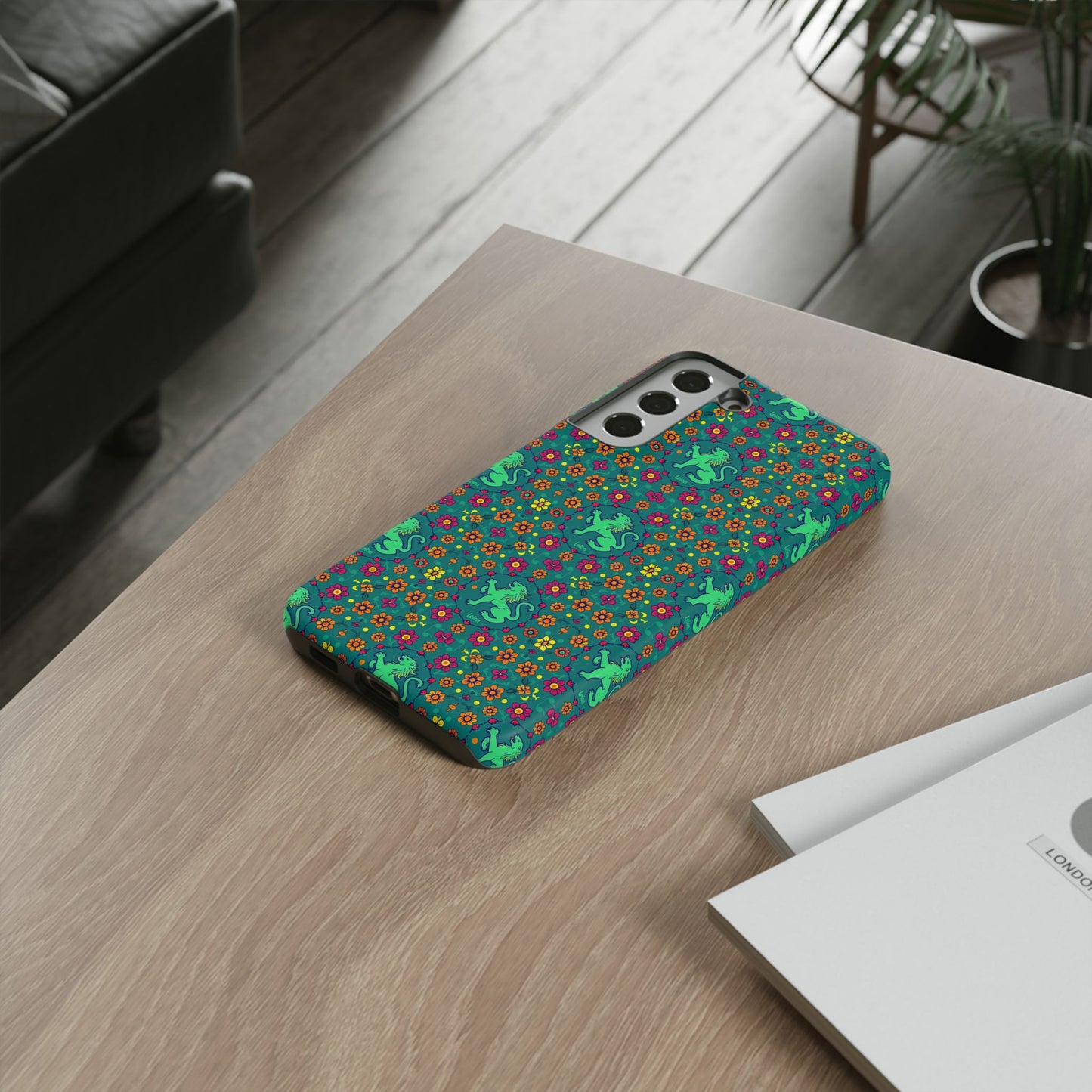 Tough Cases, Leo, Zodiac v3, Flower Pattern