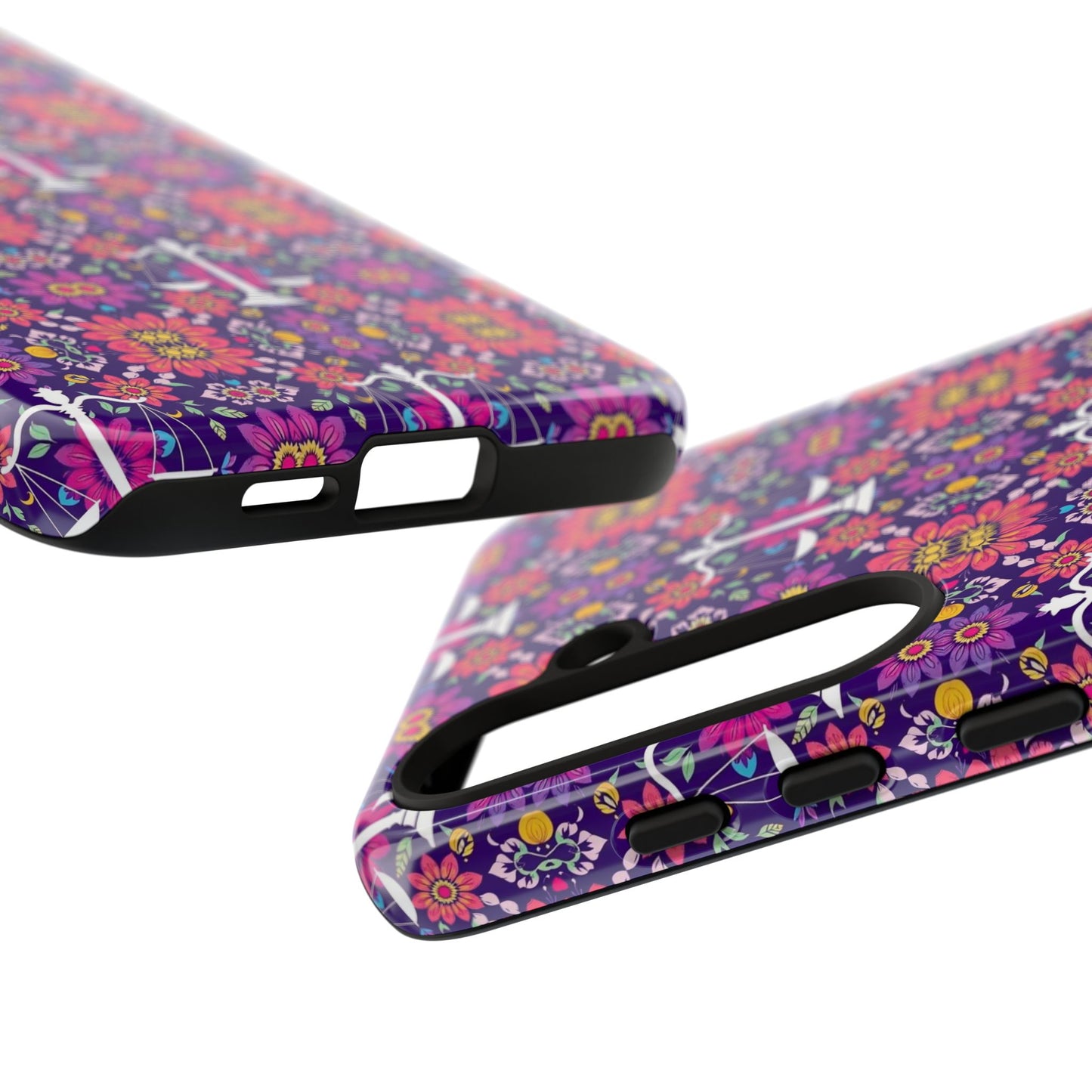 Tough Cases, Libra, Zodiac v4, Flower Pattern