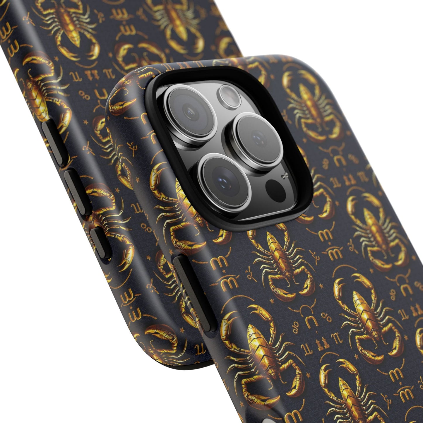 Tough Cases, Scorpio, Zodiac, Metal Pattern