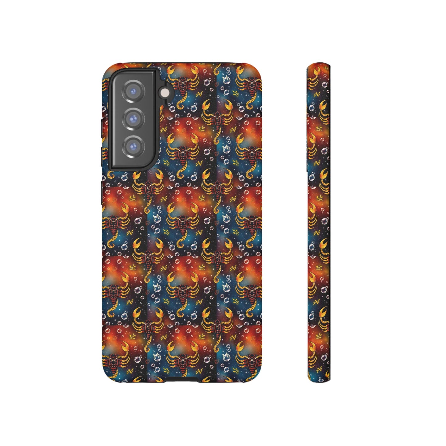 Tough Cases, Scorpio, Zodiac v2, Bubble Pattern