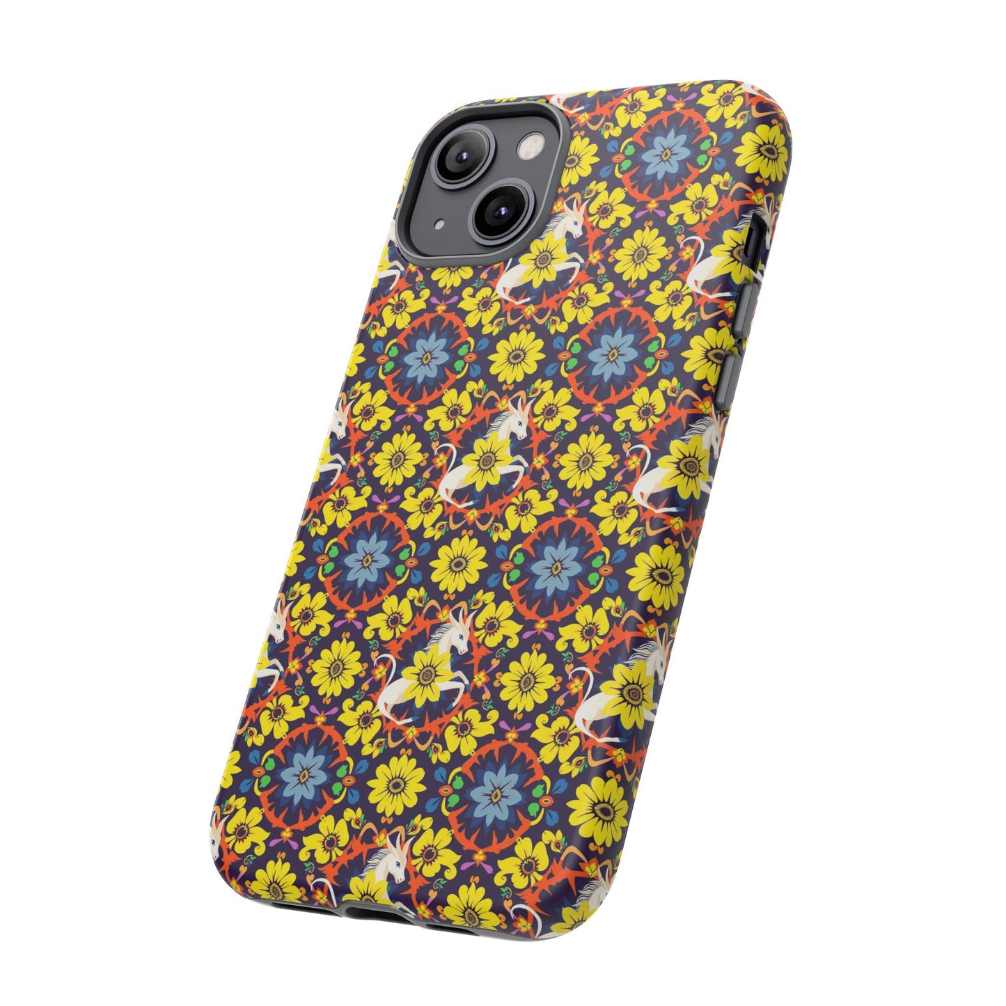 Tough Cases, Aquarius, Zodiac v3, Flower Pattern