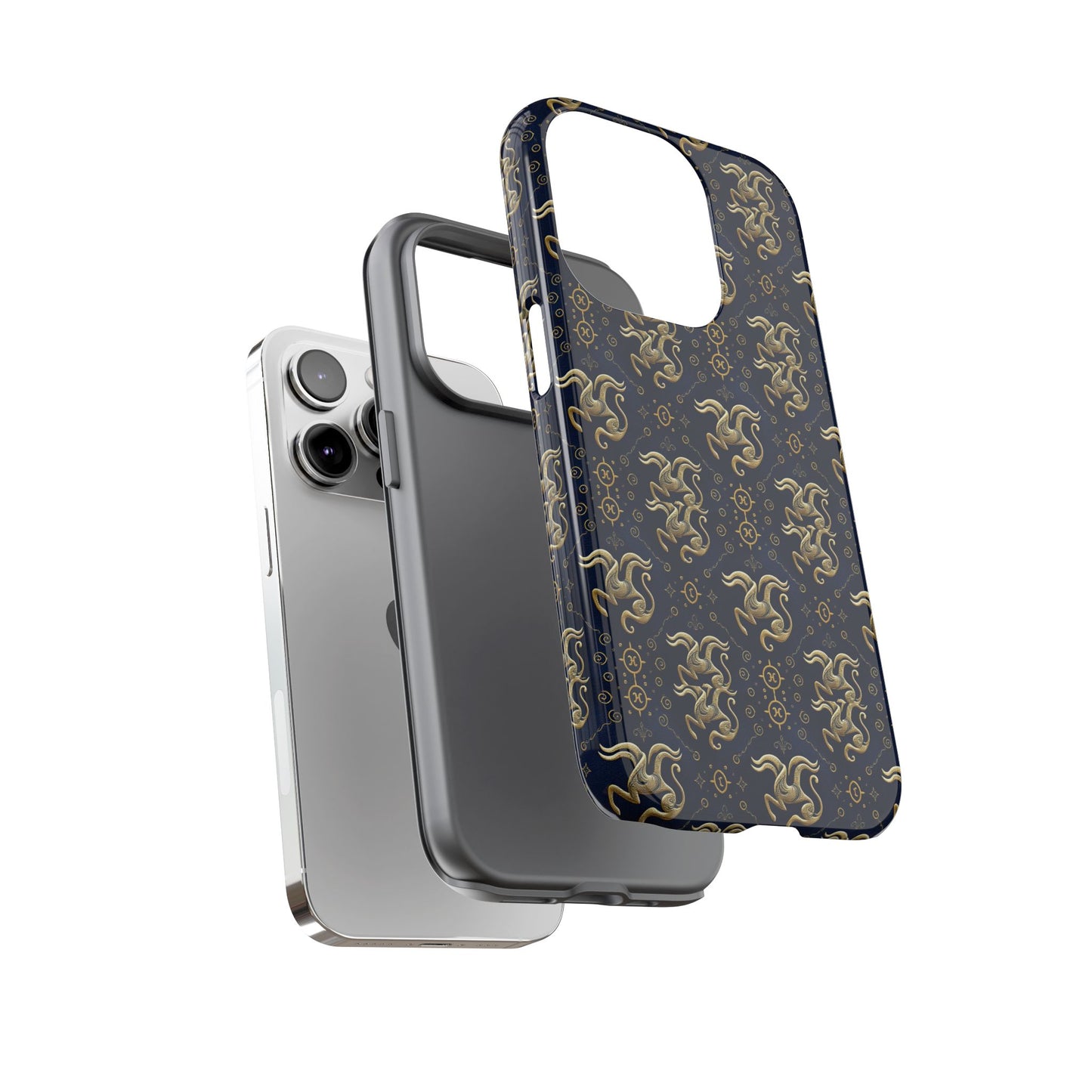 Tough Cases, Aquarius, Zodiac v2, Metal Pattern