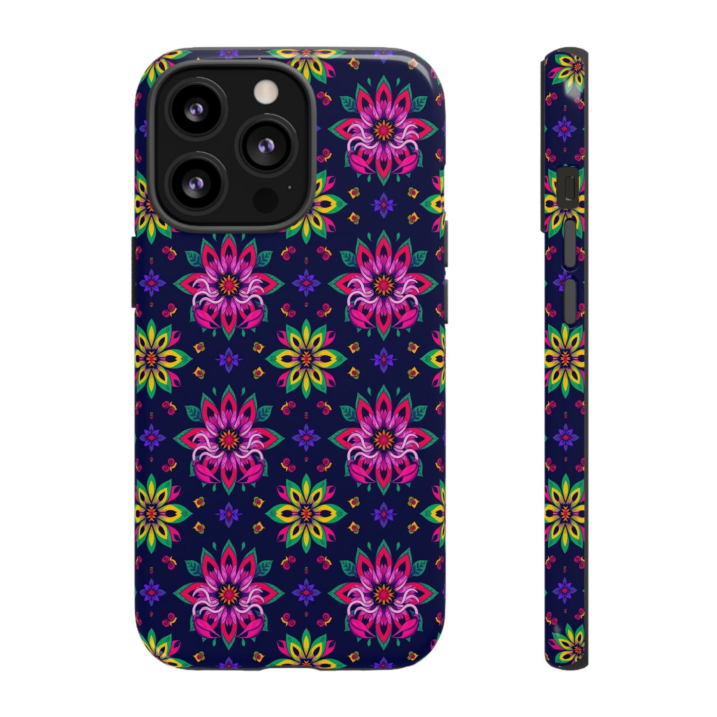 Tough Cases, Scorpio, Zodiac v4, Flower Pattern