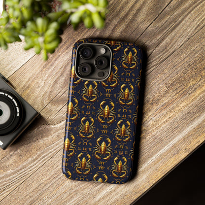 Tough Cases, Scorpio, Zodiac, Metal Pattern