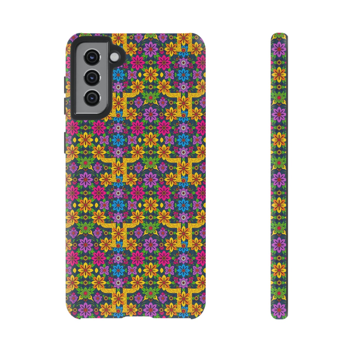 Tough Cases, Gemini, Zodiac v3, Flower Pattern