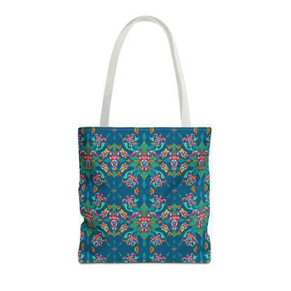 Tote Bag (AOP), Taurus, Zodiac v1, Jewel Pattern