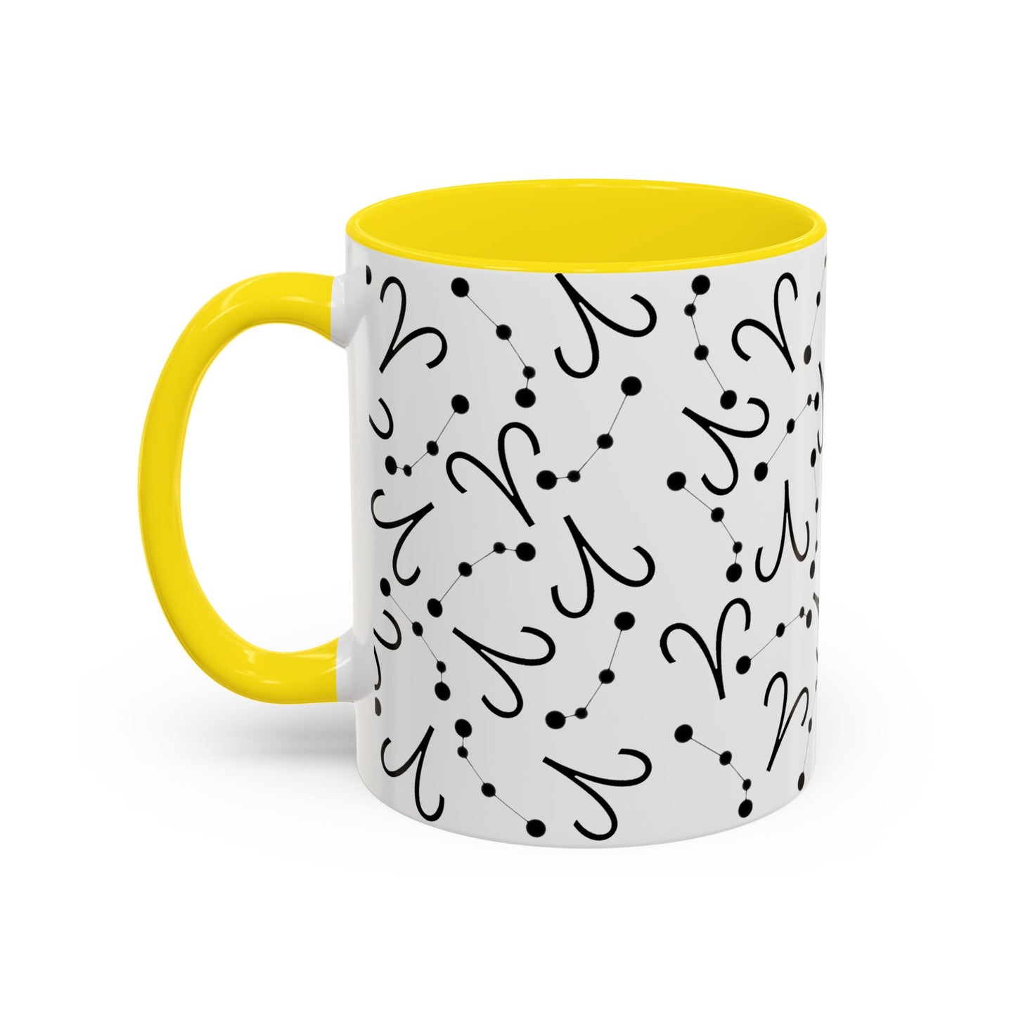 Accent Coffee Mug with the Aries sign (11, 15oz)