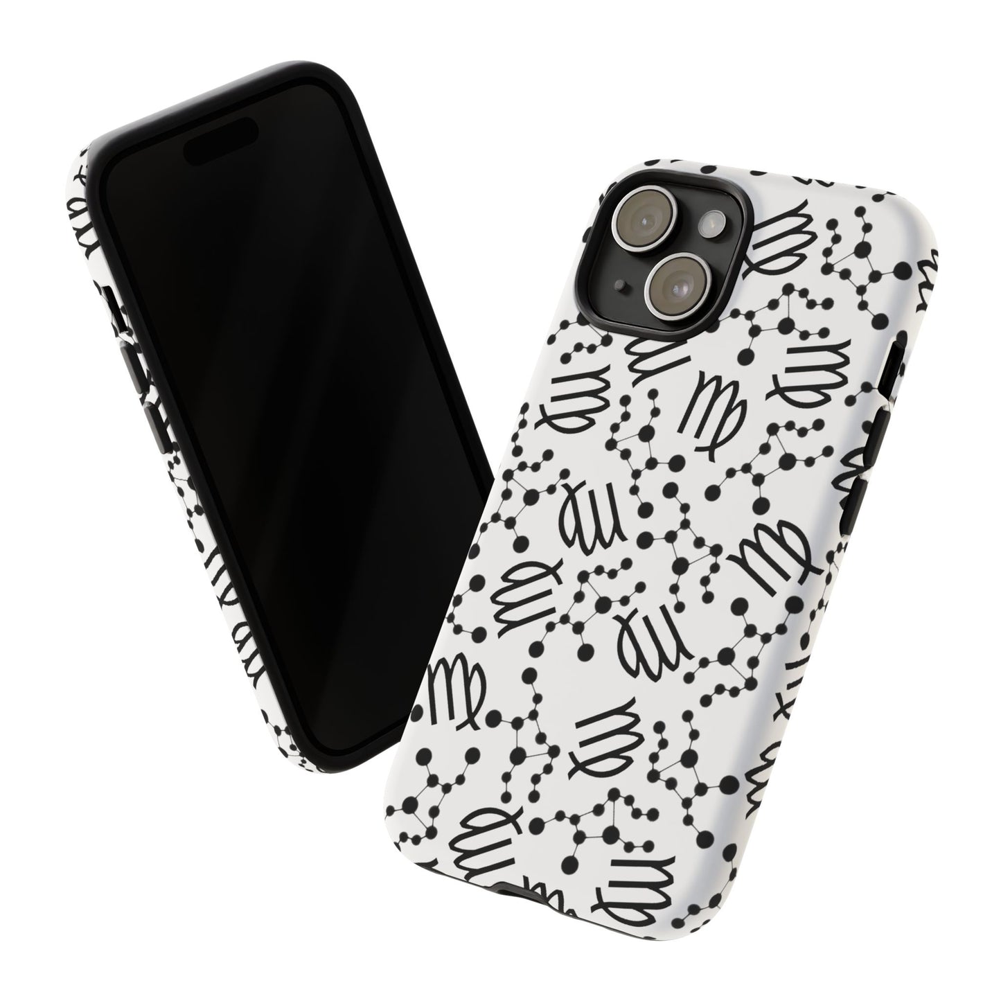 Tough Cases with the Virgo Zodiac sign for iPhone, Samsung Galaxy, and Google Pixel devices