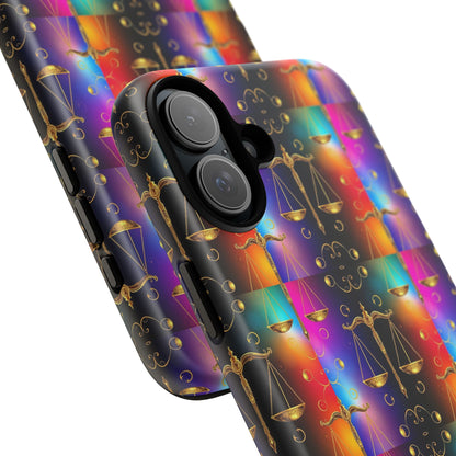 Tough Cases, Libra, Zodiac v1, Metal Pattern