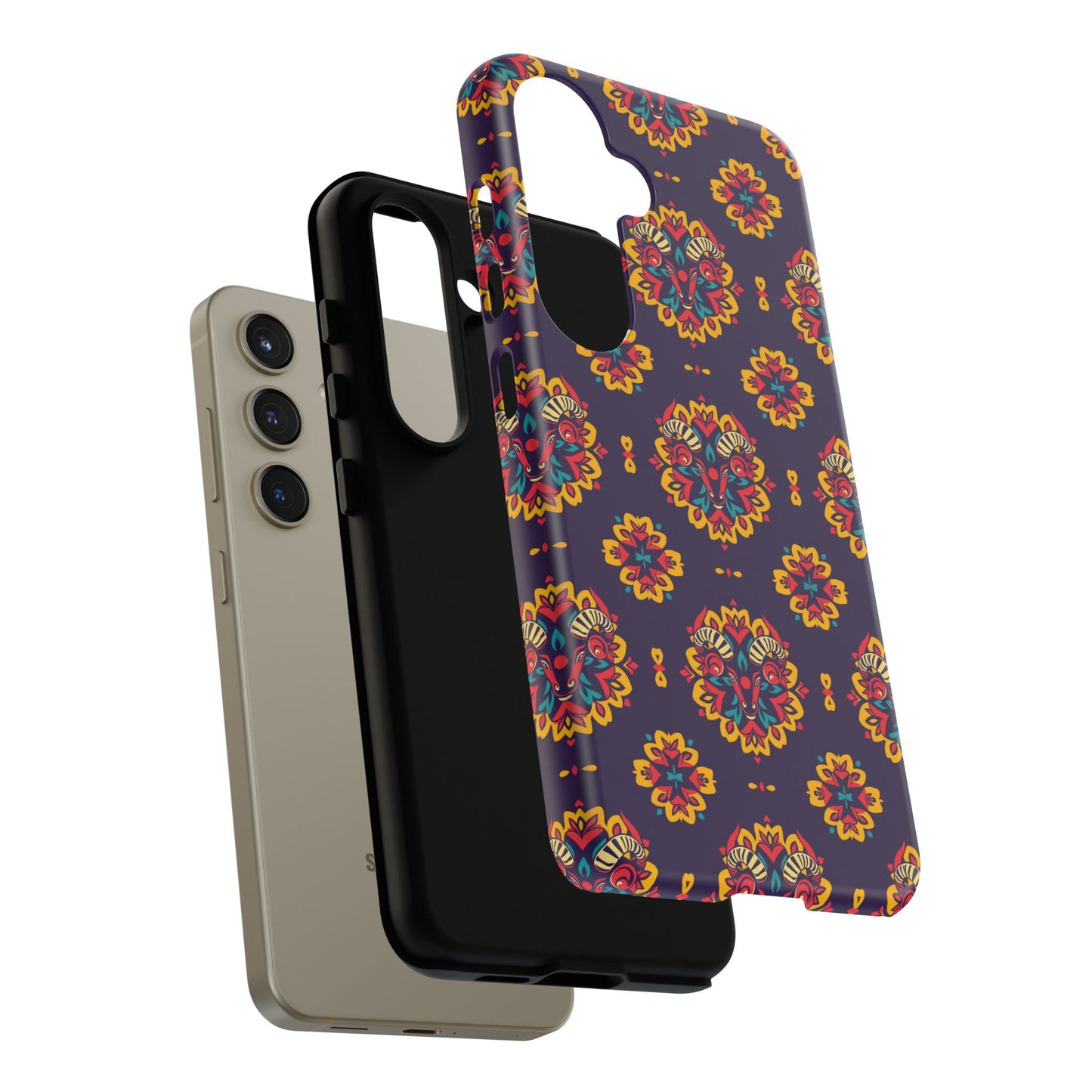 Tough Cases, Taurus, Zodiac, Flower Pattern