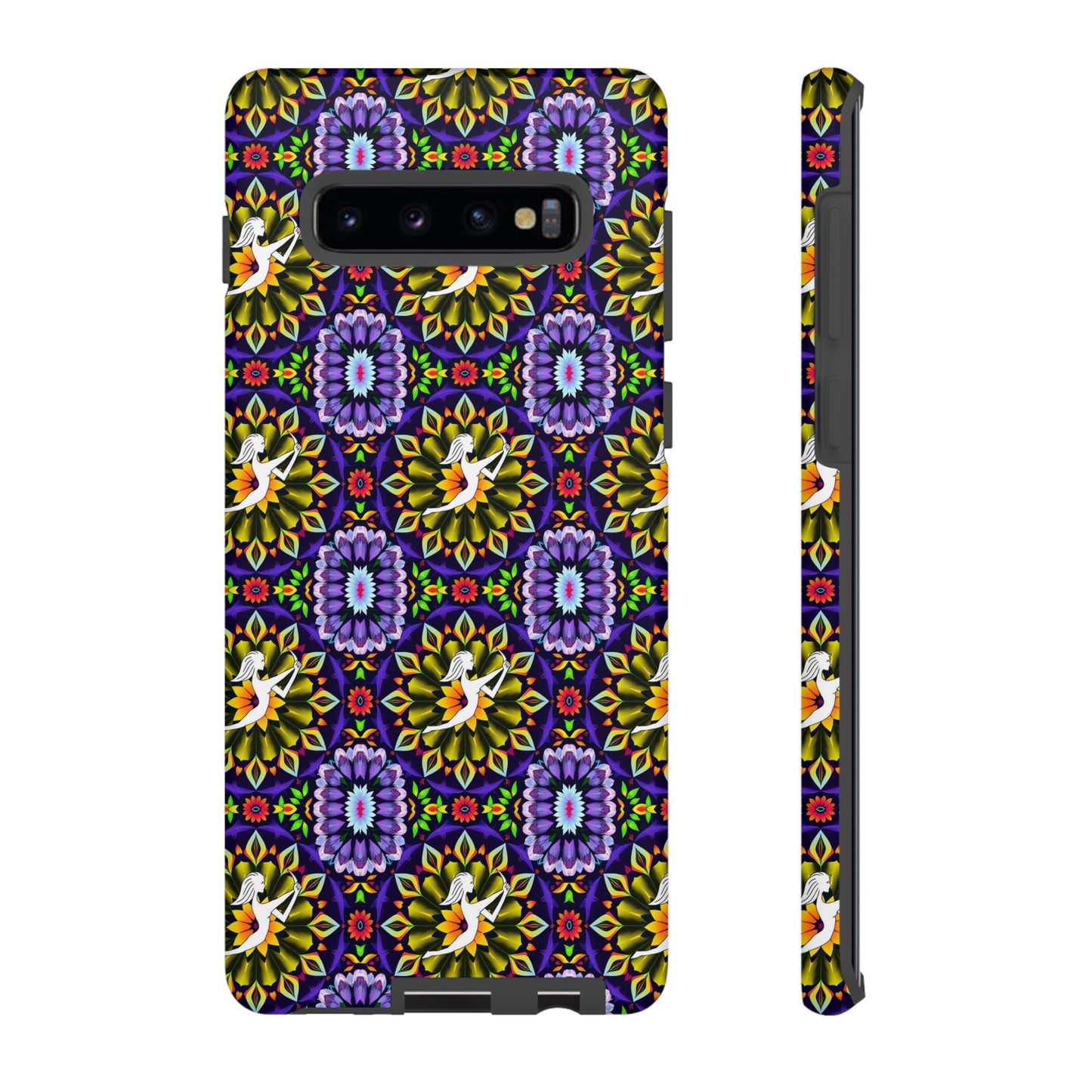 Tough Cases, Sagittarius, Zodiac v1, Flower Pattern