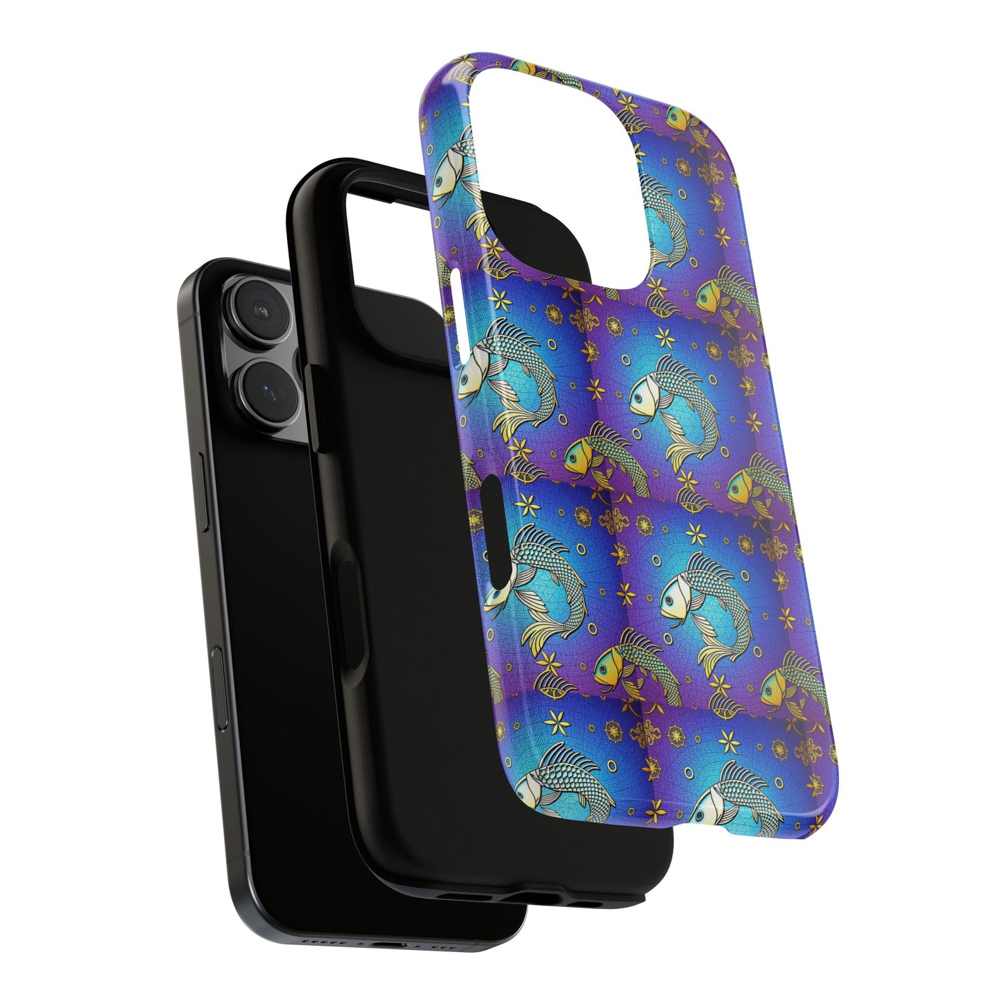 Tough Cases, Pisces, Zodiac v2, Metal Pattern