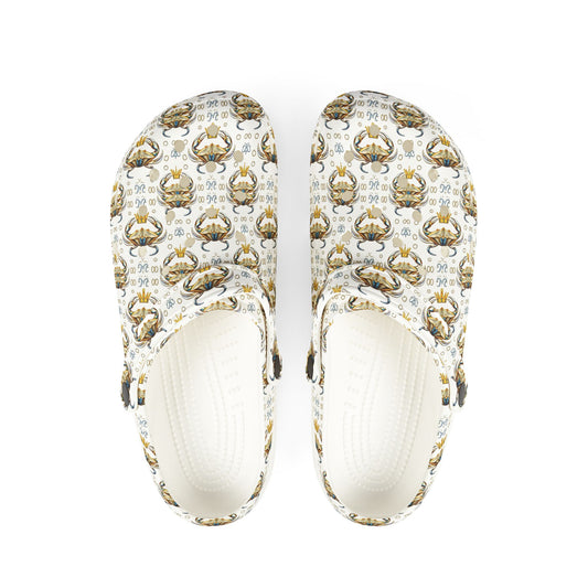 EVA Foam Rubber Shoes, (AOP), Cancer, Zodiac v2, Pattern