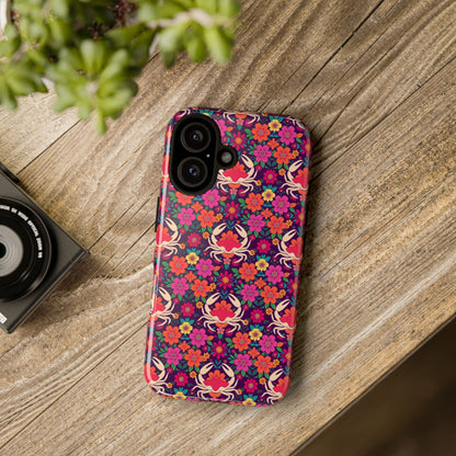 Tough Cases, Cancer, Zodiac v1, Flower Pattern