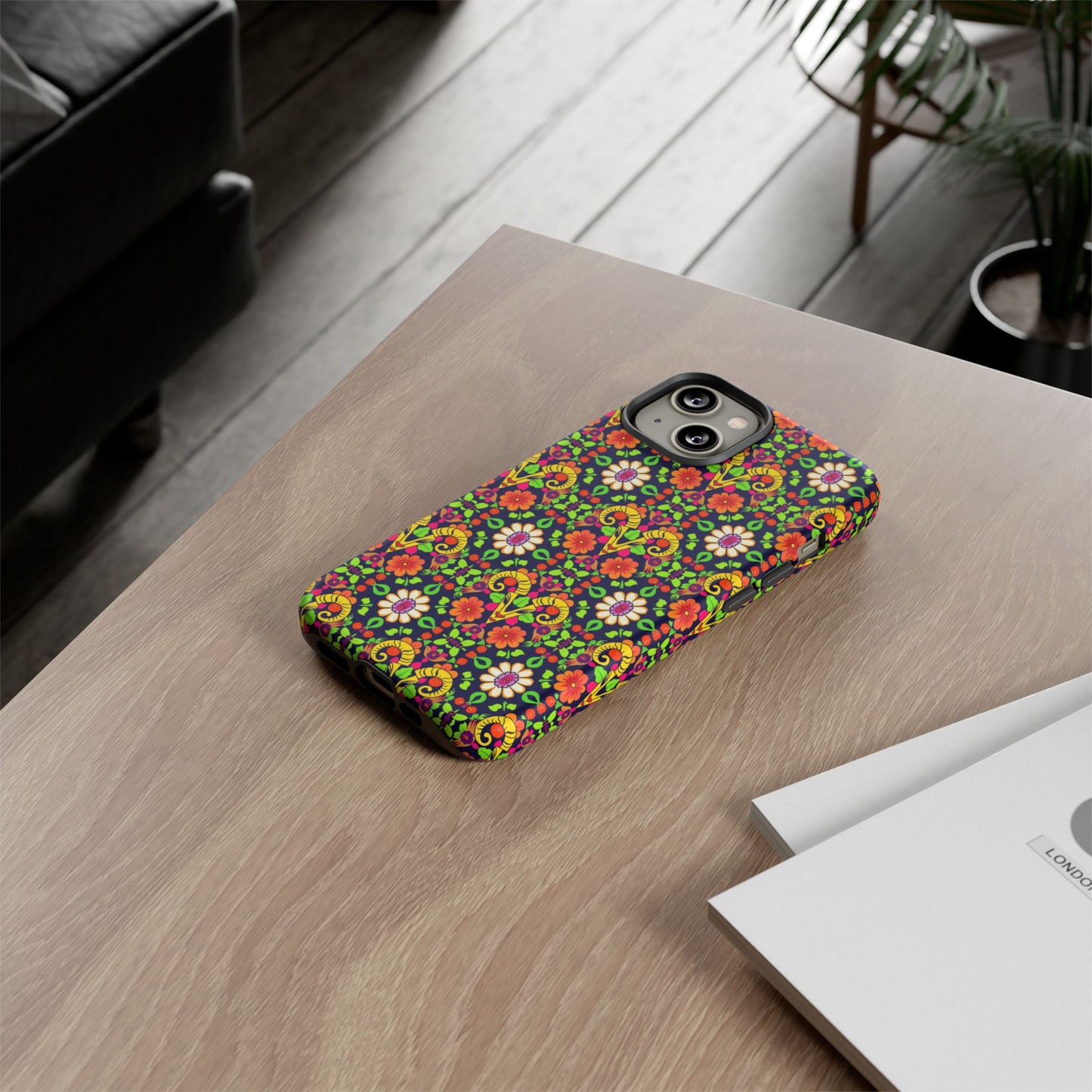 Tough Cases, Aries, Zodiac v4, Flower Pattern