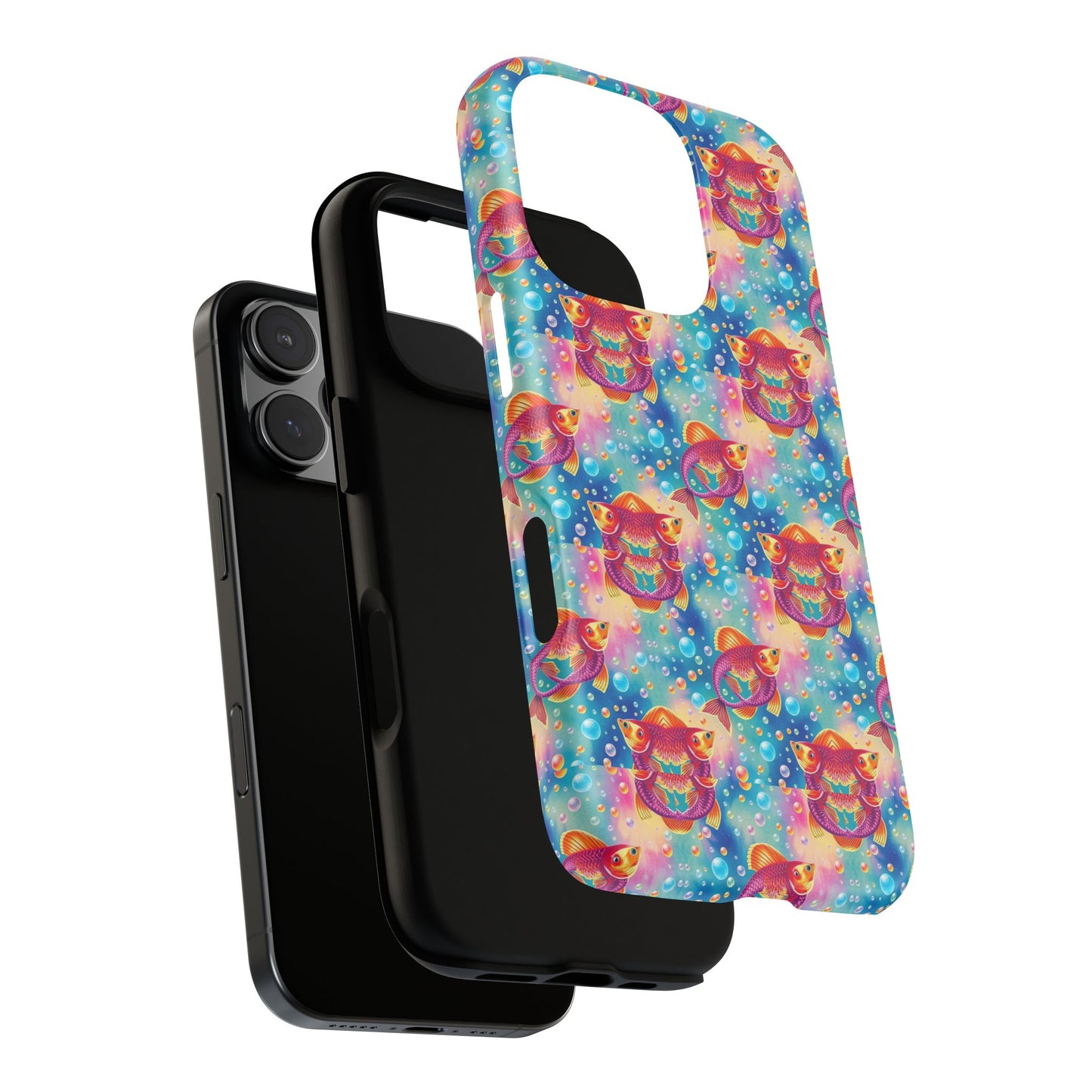 Tough Cases, Pisces, Zodiac v1, Bubble Pattern