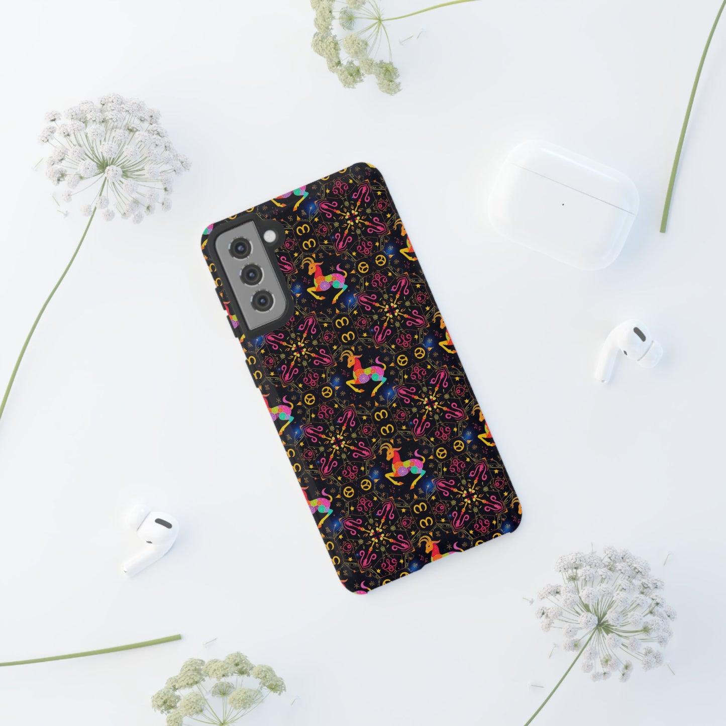Tough Cases, Capricorn, Zodiac v2, Metal Pattern