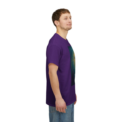 Unisex Heavy Cotton T-Shirt, Aquarius God, Zodiac Design