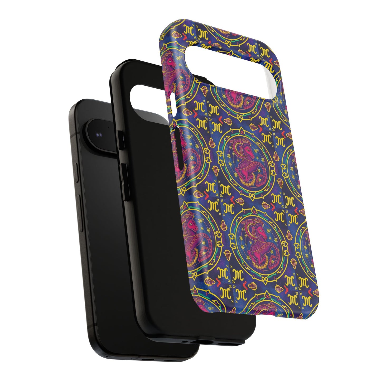 Tough Cases, Capricorn, Zodiac, Metal Pattern