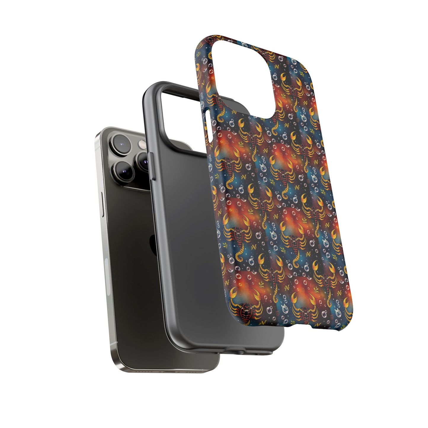 Tough Cases, Scorpio, Zodiac v2, Bubble Pattern