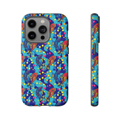 Tough Cases, Pisces, Zodiac v2, Bubble Pattern