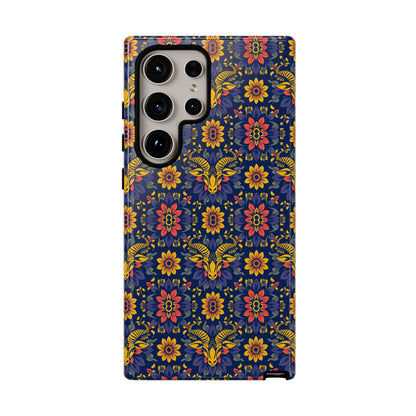 Tough Cases, Taurus, Zodiac v3, Flower Pattern