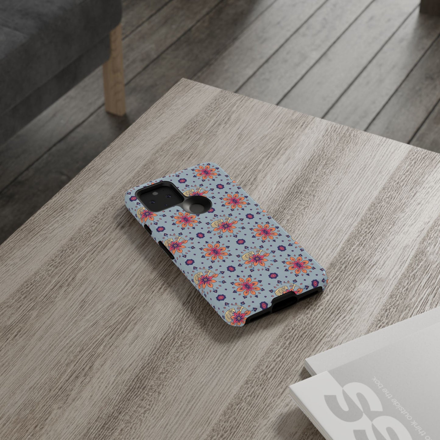 Tough Cases, Sagittarius, Zodiac v3, Flower Pattern