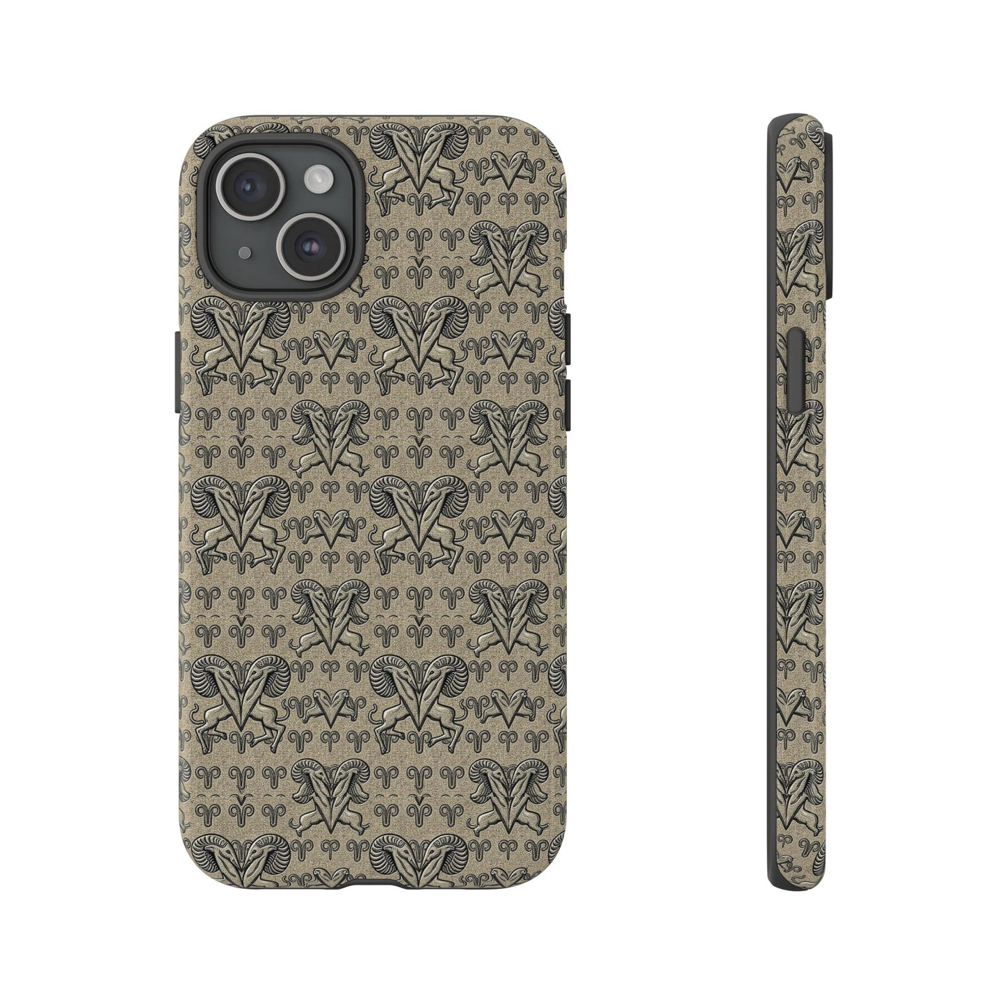 Tough Cases, Aries, Zodiac, Metal Pattern