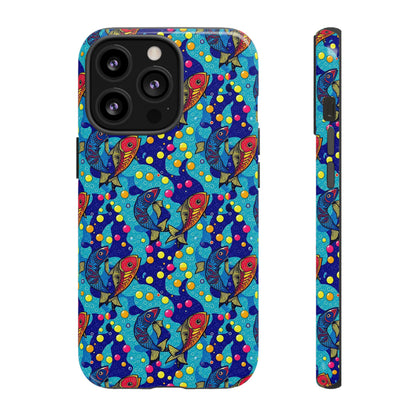 Tough Cases, Pisces, Zodiac v2, Bubble Pattern