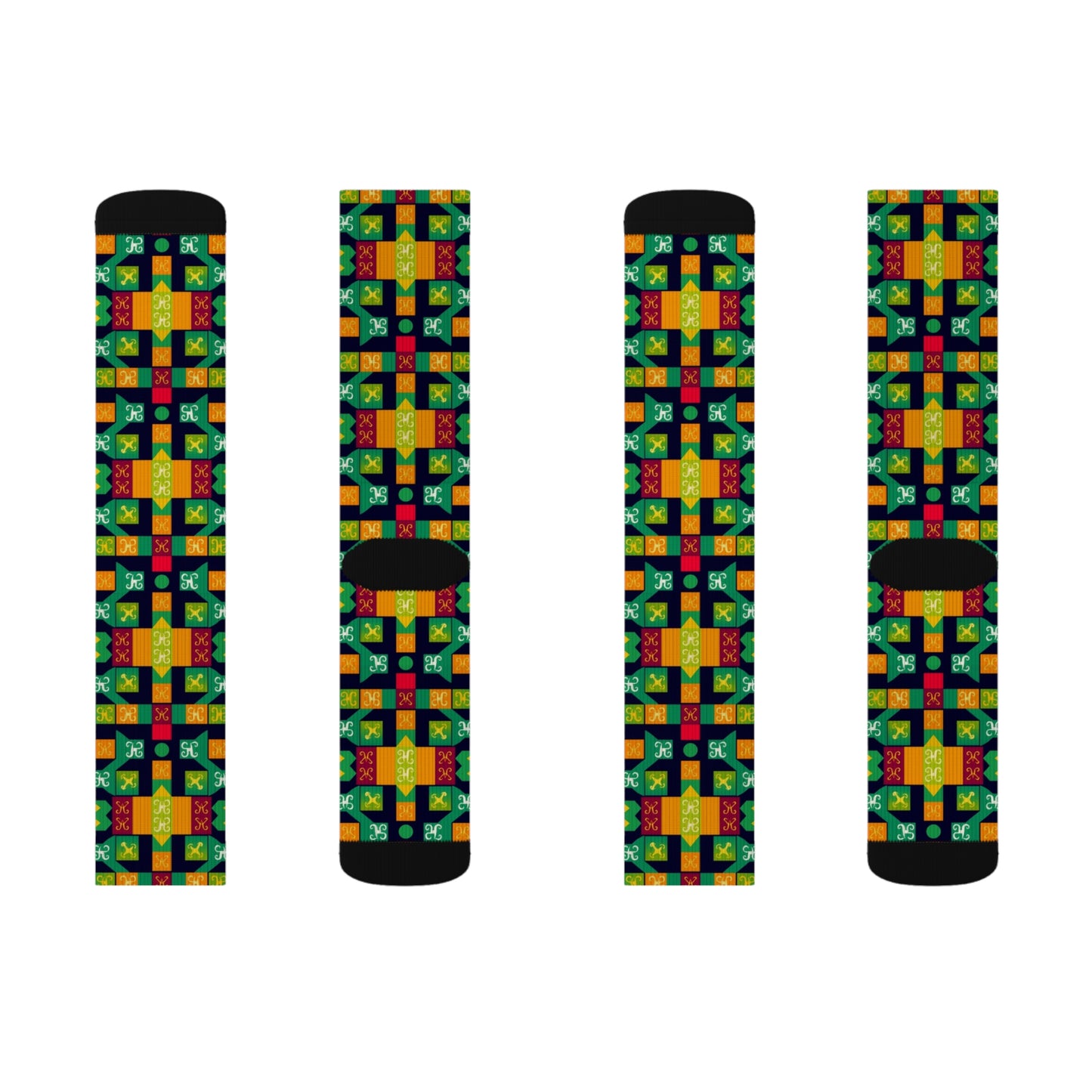 Sublimation Socks, Virgo, Zodiac v2, Shapes Pattern