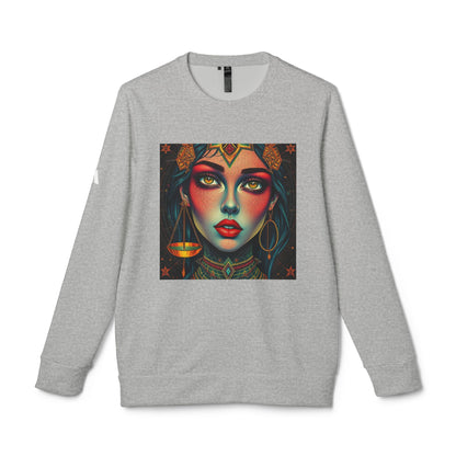 Adidas, Unisex Fleece Crewneck Sweatshirt, Libra, Pop Art v1, Zodiac