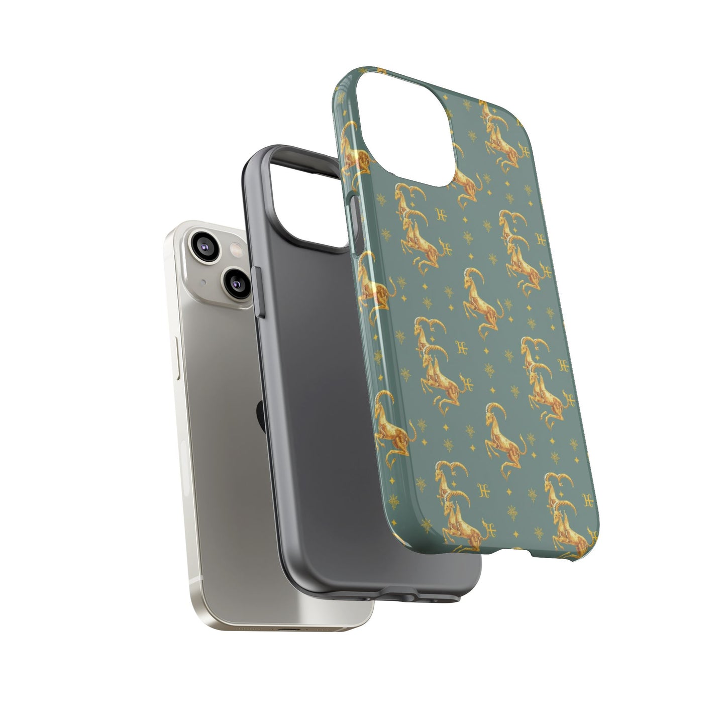 Tough Cases, Capricorn, Zodiac v1, Metal Pattern