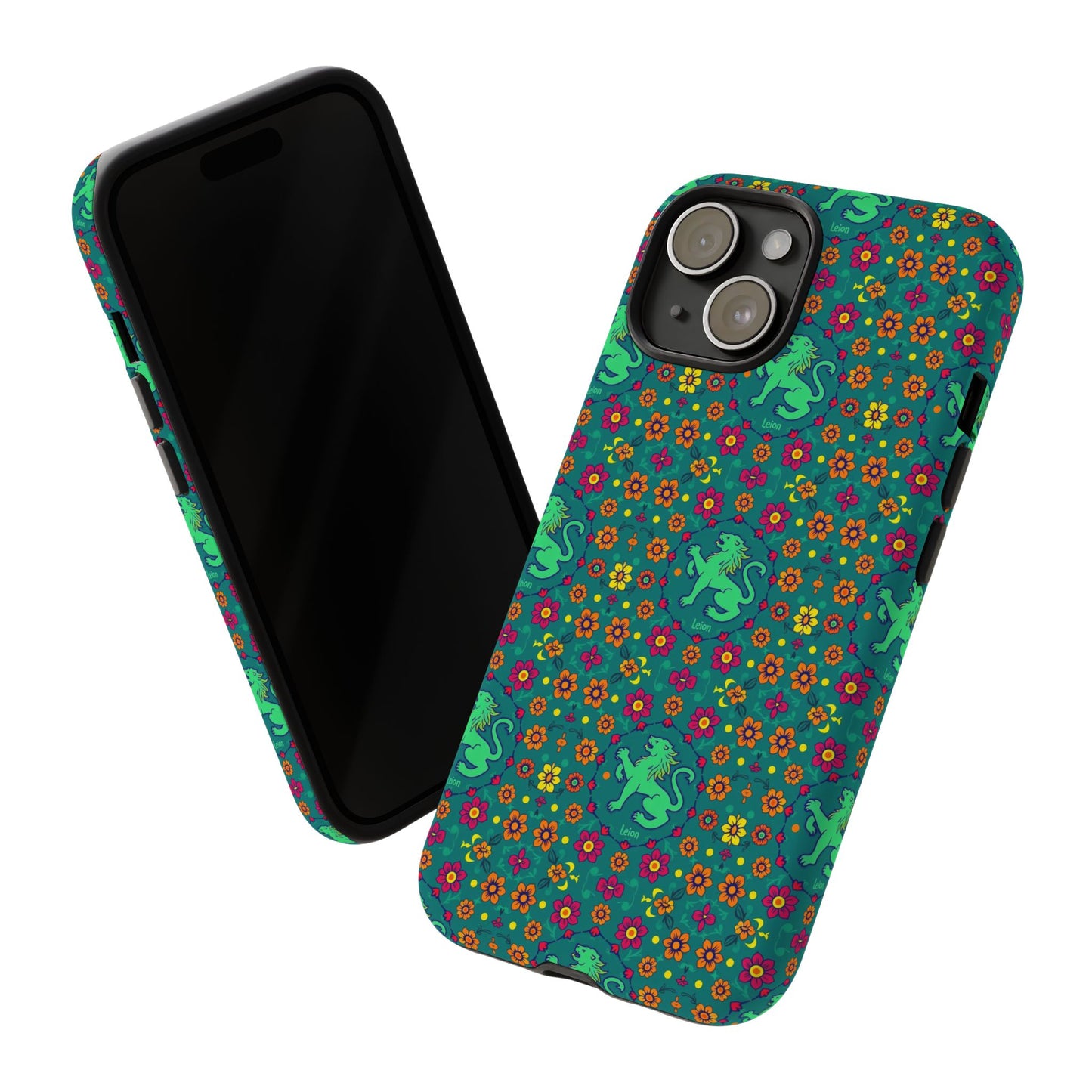 Tough Cases, Leo, Zodiac v3, Flower Pattern
