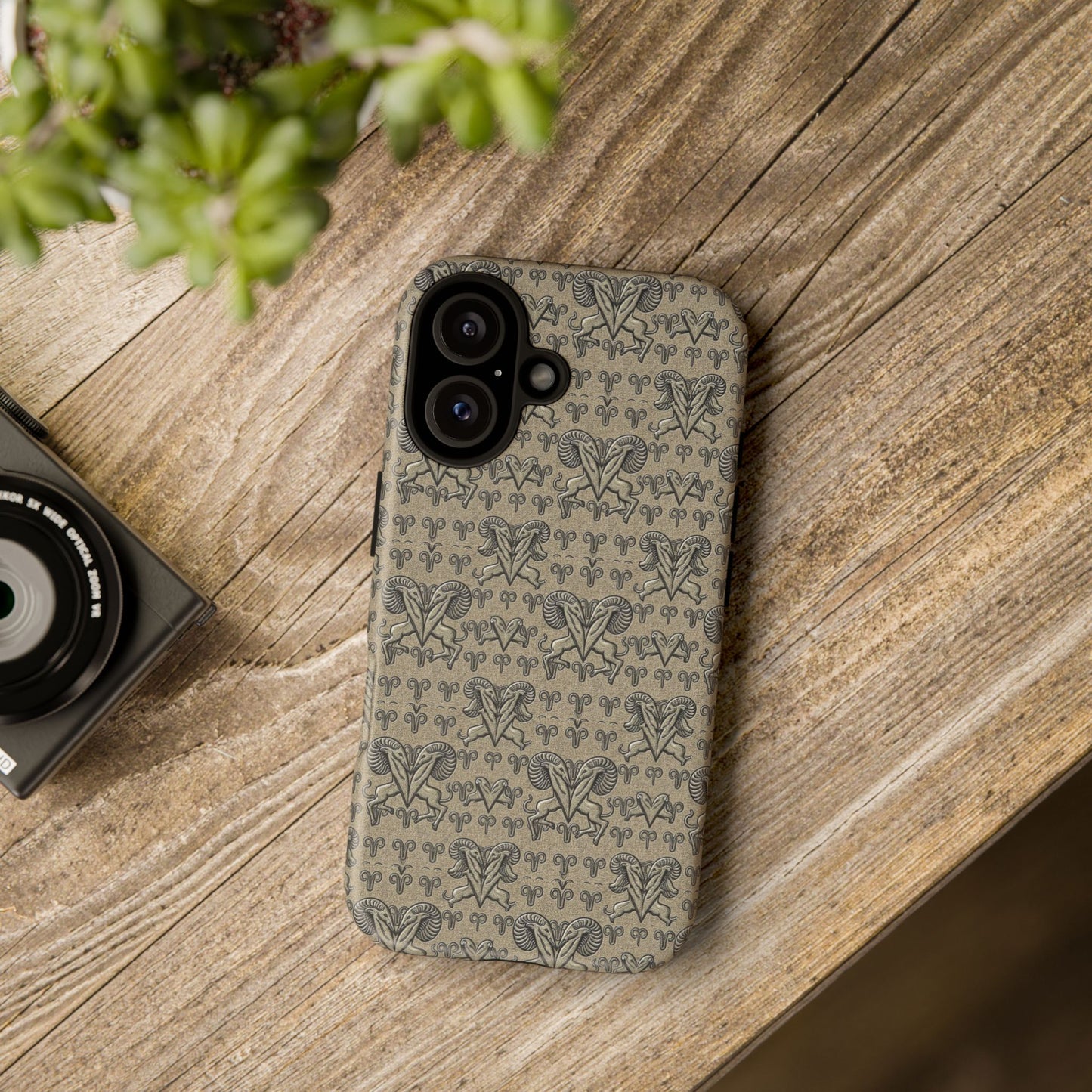 Tough Cases, Aries, Zodiac, Metal Pattern