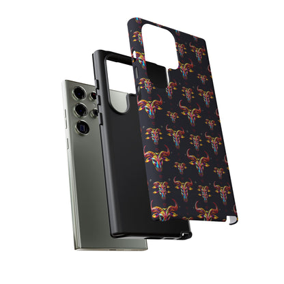 Tough Cases, Taurus, Zodiac, Metal Pattern