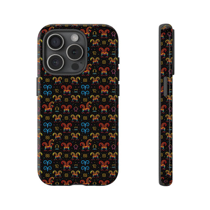 Tough Cases, Aries, Zodiac v1, Metal Pattern