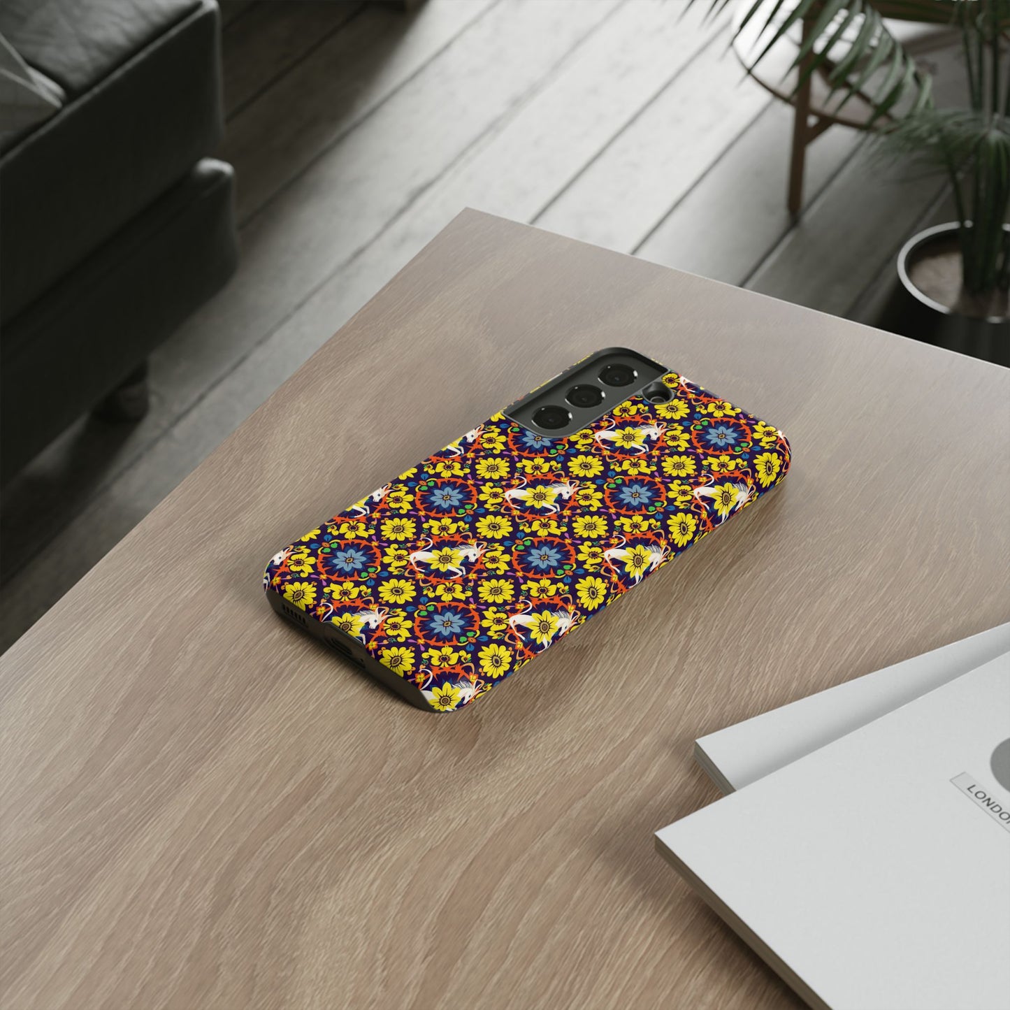 Tough Cases, Aquarius, Zodiac v3, Flower Pattern