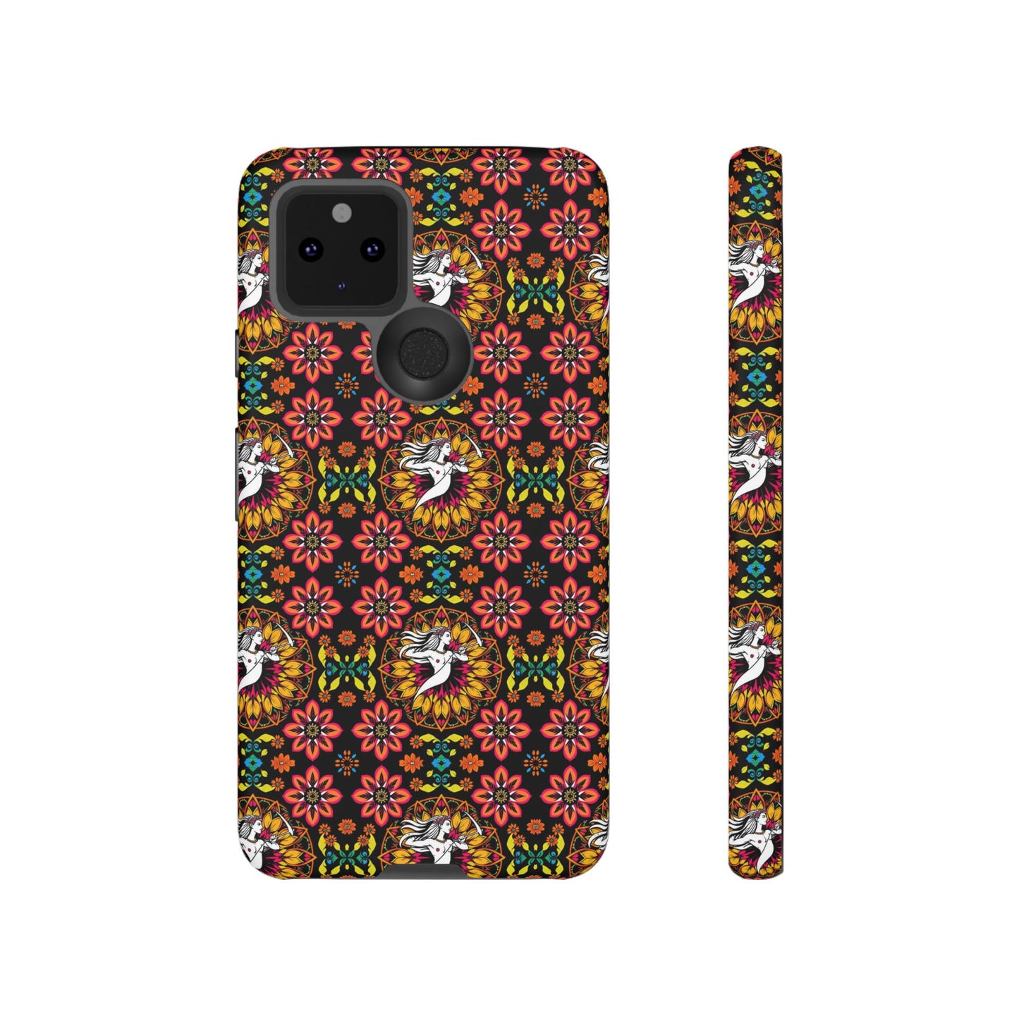 Tough Cases, Sagittarius, Zodiac v2, Flower Pattern