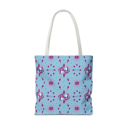 Tote Bag (AOP), Pisces, Zodiac v1, Jewel Pattern