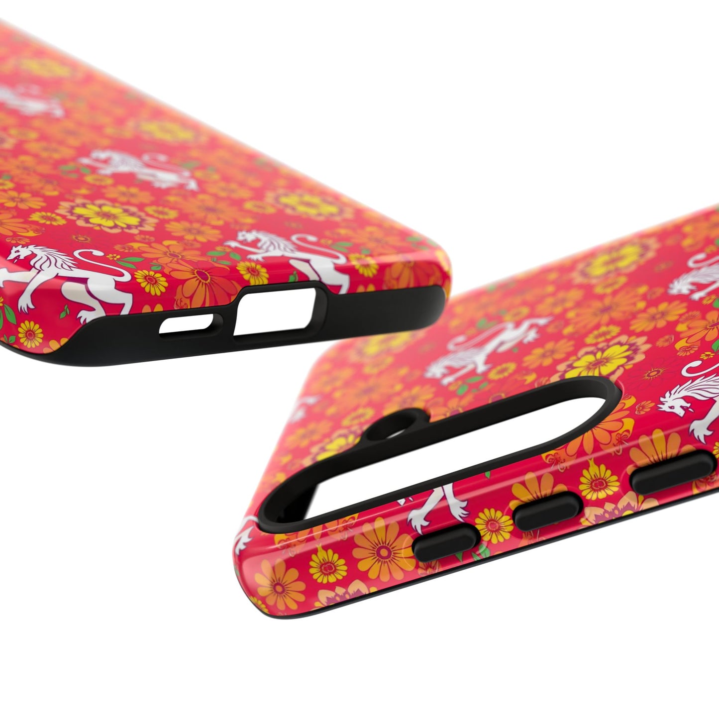 Tough Cases, Leo, Zodiac v4, Flower Pattern
