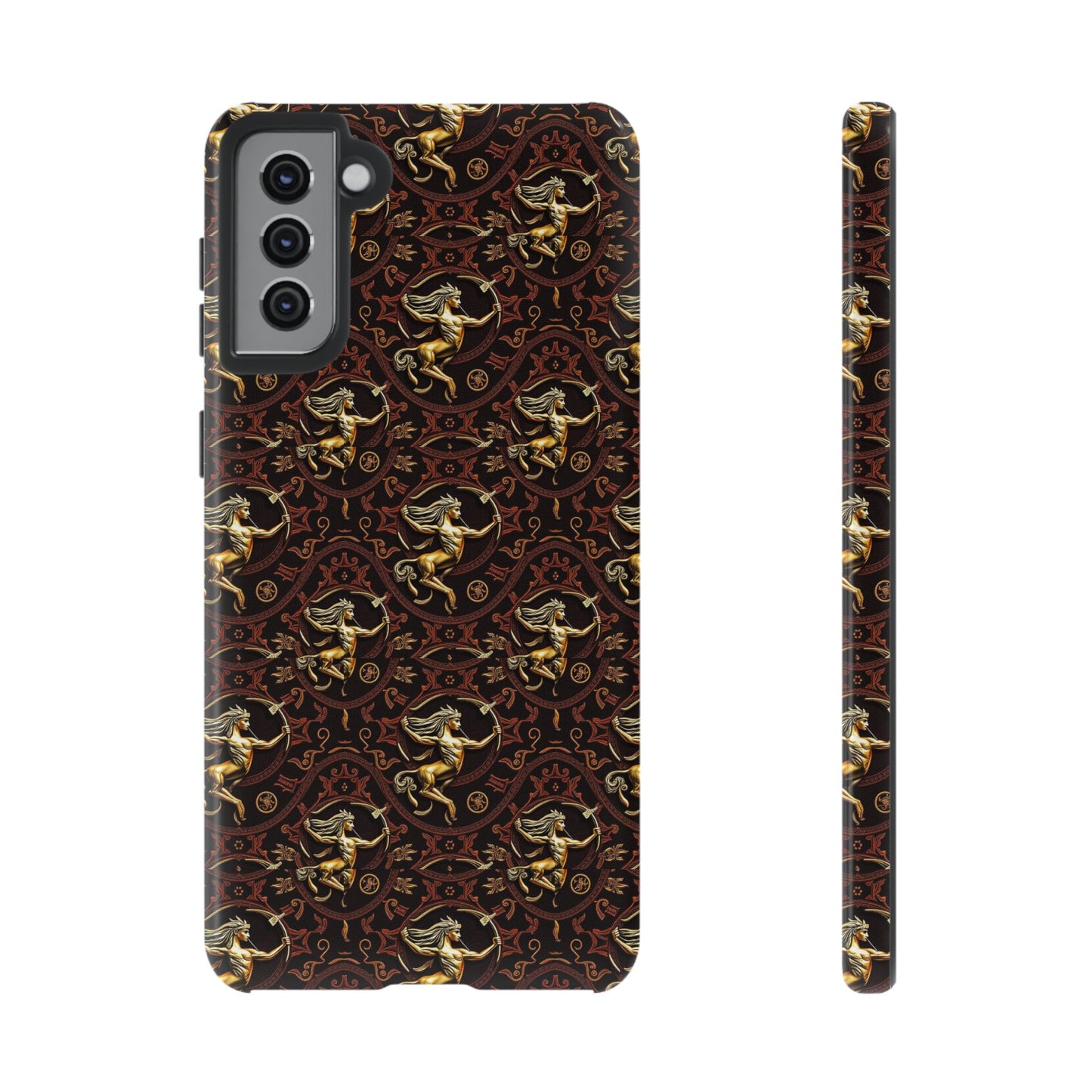 Tough Cases, Sagittarius, Zodiac, Metal Pattern
