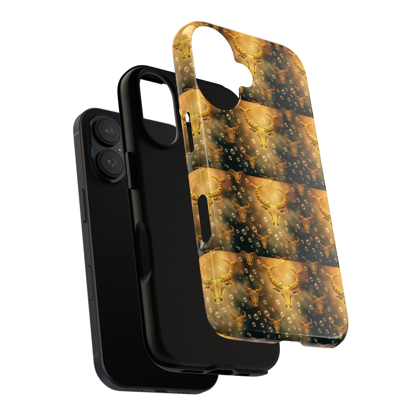 Tough Cases, Taurus, Zodiac v1, Bubble Pattern